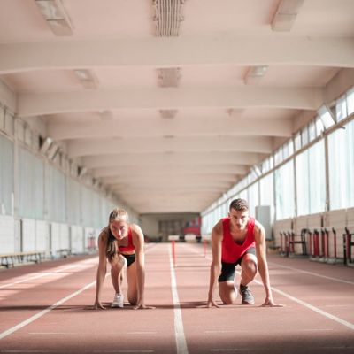 Calm indoor space ready for a workout session.